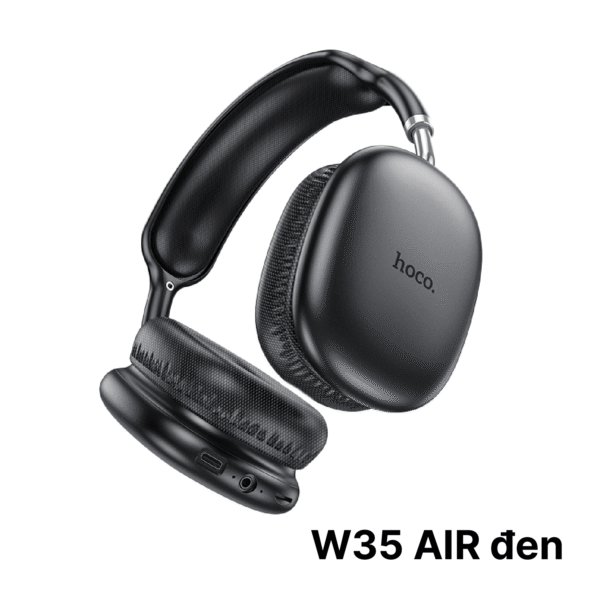 Tai Nghe Bluetooth Hoco W35 Air Màu Đen – Nhẹ Hơn, Bluetooth 5.4, Pin 45H