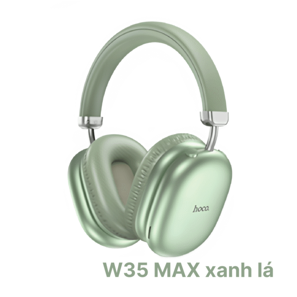 Tai Nghe Bluetooth Hoco W35 Max Màu Xanh lá – Chống Ồn, Bluetooth 5.3, Pin 90H