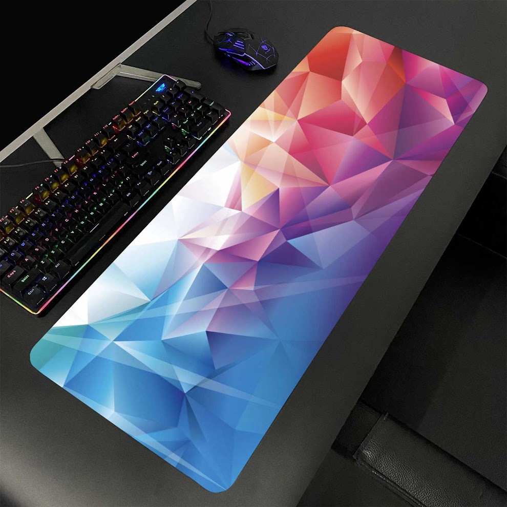Lót chuột cỡ lớn 80x30 Deskmat hình CHÓP Nhiều màu cho gaming setup